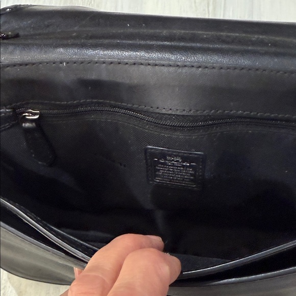 Coach Swagger Black and Silver Studded Shoulder Bag - Picture 8 of 12